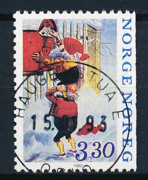 Norge AFA 1106Ch Stemplet