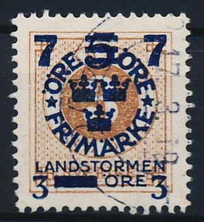 Sverige AFA 112 Stemplet