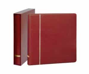 Ringbind med kassette ELEGANT vinrød Lindner 1120-w