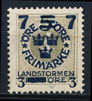 Sverige AFA 113 Ubrugt
