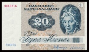 Danmark 20 Kroner 1980 Kvalitet 0 A5803C