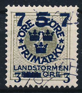 Sverige AFA 113 Stemplet
