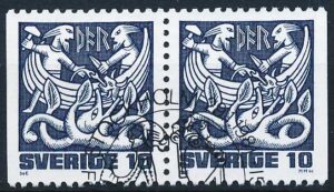 Sverige AFA 1139Cv+1139Ch Stemplet