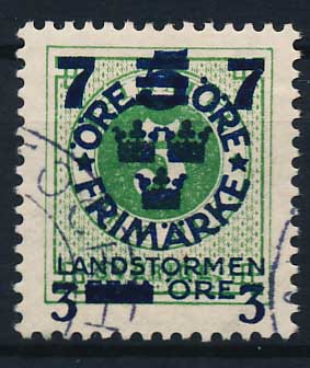 Sverige AFA 114 Stemplet
