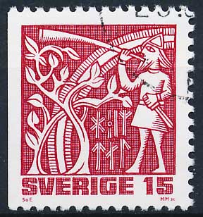Sverige AFA 1140Cv Stemplet