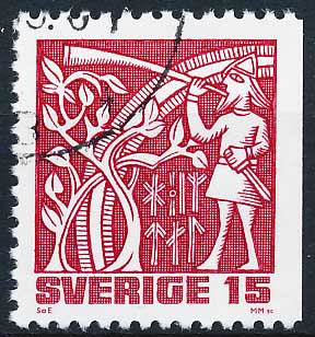 Sverige AFA 1140Ch Stemplet