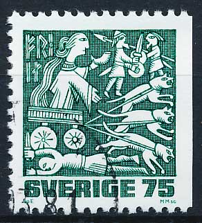 Sverige AFA 1142Ch Stemplet