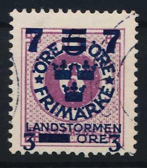 Sverige AFA 115 Stemplet