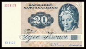 Danmark 20 Kroner 1984 Kvalitet 0 C4842B