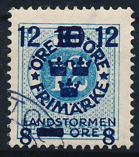 Sverige AFA 116 Stemplet