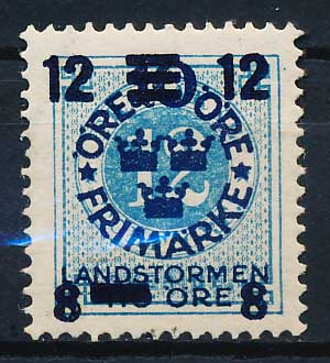 Sverige AFA 116 Ubrugt