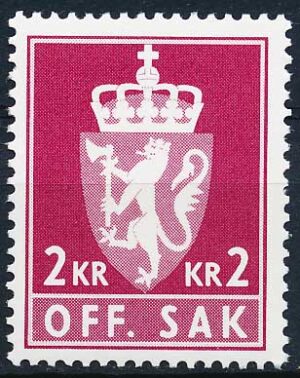 Norge Tjenestemærker AFA 116 Postfrisk