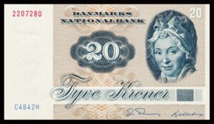 Danmark 20 Kroner 1984 Kvalitet 0 C4842H