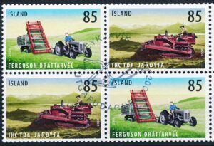 Island AFA 1176-1177 4-Blok Stemplet
