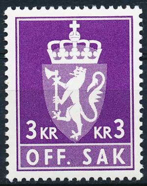 Norge Tjenestemærker AFA 117 Postfrisk