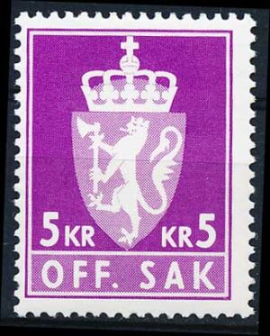 Norge Tjenestemærker AFA 118 Postfrisk