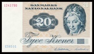 Danmark 20 Kroner 1985 Kvalitet 0 C5851G