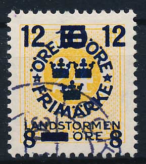 Sverige AFA 118 Stemplet