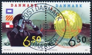 Danmark AFA 1181-82 Parstykke Stemplet