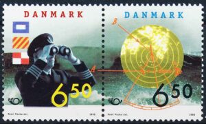 Danmark AFA 1181-82 Parstykke Postfrisk
