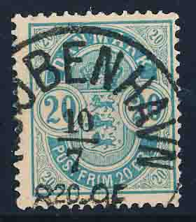 Danmark AFA 36w Stemplet