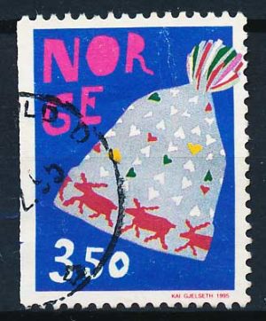 Norge AFA 1198Cv Stemplet