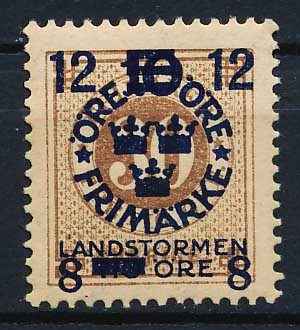 Sverige AFA 119 Ubrugt