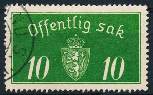 Norge Tjenestemærker AFA 012 Stemplet