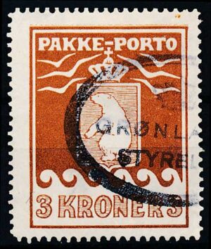 Grønland Pakkeporto AFA 12 Stemplet