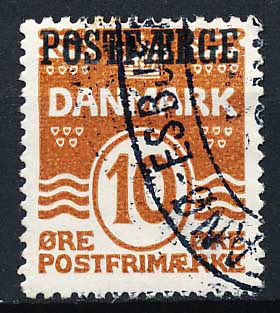 Danmark  Postfærge AFA 12a Stemplet
