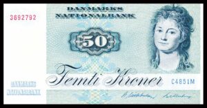 Danmark 50 Kroner 1985 Kvalitet 0 C4851M