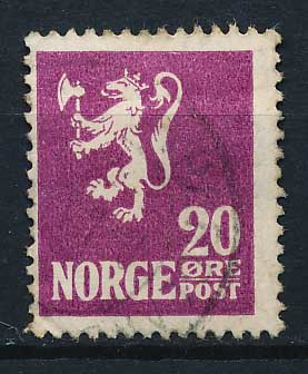 Norge AFA 120 Stemplet