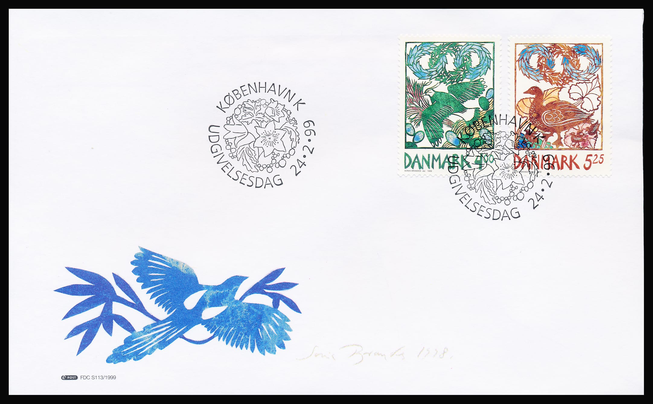 Danmark FDC AFA 1204-1205