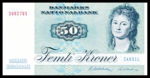 Danmark 50 Kroner 1985 Kvalitet 0 C4851L