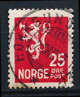 Norge AFA 121 Stemplet