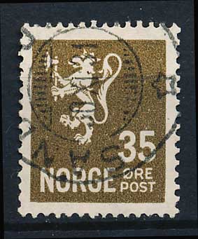 Norge AFA 122 Stemplet