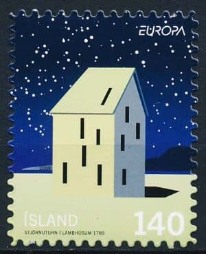 Island AFA 1224E Postfrisk