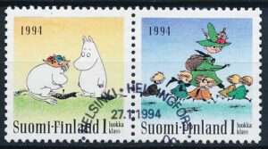 Finland AFA 1229+1230 Sammentryk Stemplet