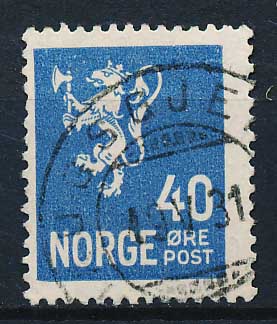 Norge AFA 123 Stemplet