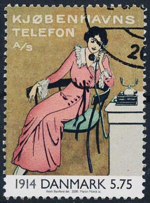 Danmark AFA 1238x Stemplet