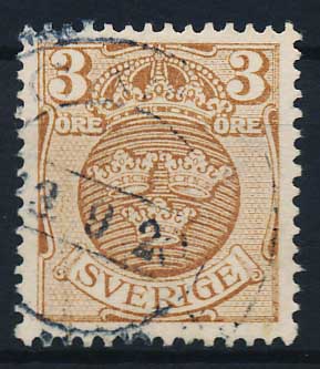 Sverige AFA 124 Stemplet