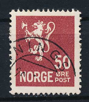 Norge AFA 124 Stemplet