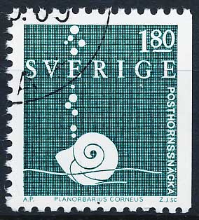 Sverige AFA 1240Ch Stemplet