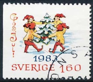 Sverige AFA 1255Cv Stemplet