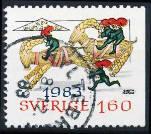 Sverige AFA 1256Ch Stemplet