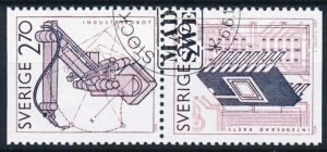 Sverige AFA 1271Co+1274Cn Stemplet