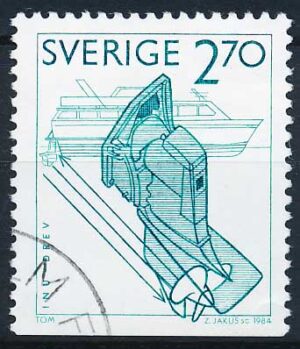 Sverige AFA 1273Cn Stemplet