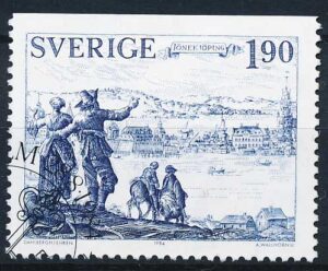 Sverige AFA 1282Co Stemplet