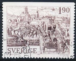 Sverige AFA 1283Co Stemplet