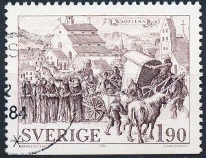 Sverige AFA 1287Cn Stemplet